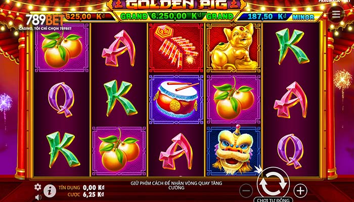 Giao diện chính của nổ hũ Heo Vàng tại 789BET Giao diện chính của nổ hũ Heo Vàng tại 789BET