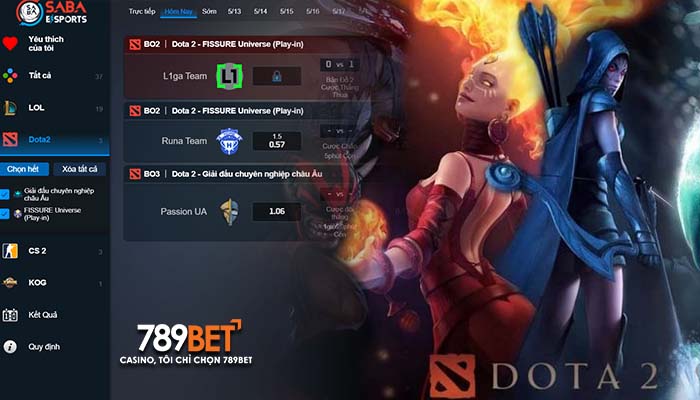 Luật chơi cá cược DOTA 2 tại 789BET Luật chơi cá cược DOTA 2 tại 789BET